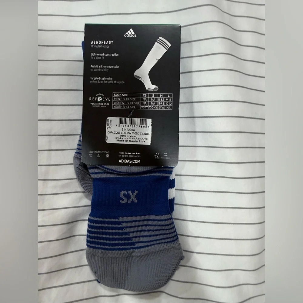 ADIDAS Soccer Socks Youth Boys & Girl Size XS